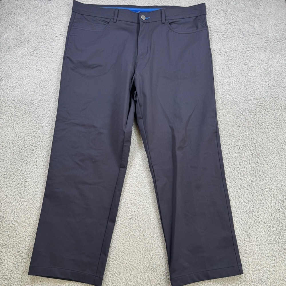 Twillory Mensβ Performance Chino Pants 38x27 Tailored Fit Dark Navy Blue
